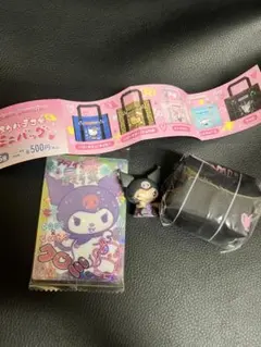 クロミ好き必見！サンリオキャラクターズ スクラデコミニバッグ クロミ ガチャ