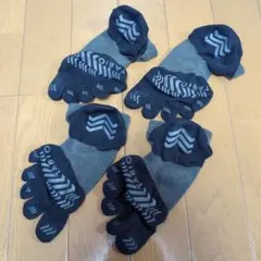 TABIO SPORT　レーシングラン・プロメンズ5本指M25-27　２足セット