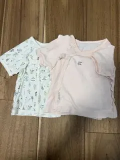 petit main ベビー肌着2点セット 短肌着