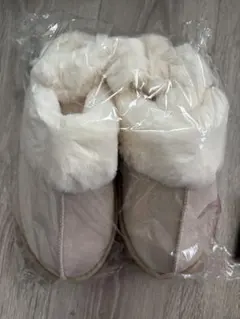 【新品未使用】しまむら morinorinkle ファーサンダル　Mサイズのサムネイル