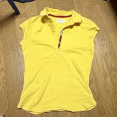 tommy = girl 半袖ポロシャツ 黄色　　イエローギャル　y2k