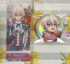 アイドリッシュセブン 九条天 ベビコミュ 缶バッジ＆クリアしおり