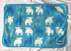 【非売品・新品未使用】mozオリジナルあったかフリースブランケット（ブルー）