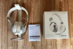 スリコ　ワイヤレスヘッドフォン ホワイト