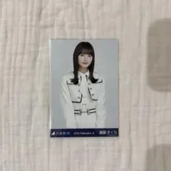 遠藤さくら　乃木コレ　37th制服　チュウ　生写真　(バーコード有り)