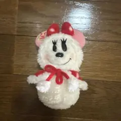 ディズニー ミニー ぬいぐるみ 雪だるま