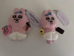 おぱんちゅうさぎ　セリフ付きマスコットセット　黒ずみあり