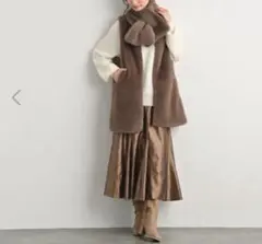 美品✨ tiedeur ファーベスト カシミヤ ムートン Ｌサイズ ジレ 異素材 2026年最新】Tiedeur ファーベストの人気アイテム - メルカリ