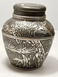 本錫製 薩摩淺田錫器 茶筒 茶壺 茶入 煎茶道具A080082 - メルカリ