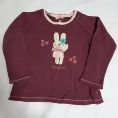 tinkerbell ウサギ刺繍トレーナー 110cm