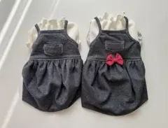 ミニチュアダックスフンド　犬服　商品受付ページ　わんこ服　ワンコ服　デニム