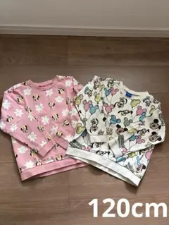 Disney ミッキー ミニー トレーナー2枚セット