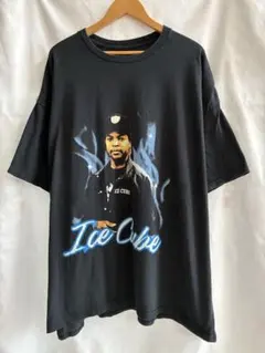 アイスキューブ Ice Cube ラップTシャツ 古着 バンT 黒 3XL相当
