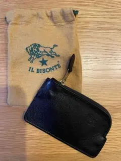 イルビゾンテ キーホルダー付き コインケース キーケース　L字ファスナー