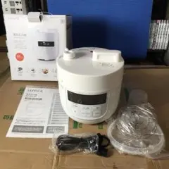 シロカ siroca電気圧力鍋 SP-4D151ホワイト大容量4L 2021年製 - メルカリ