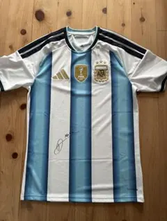 アルゼンチン代表 マグネットサインユニフォーム 2026W杯　未使用　Mのサムネイル