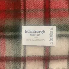 ウール100% Edinburgh チェックガラ