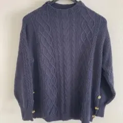 ボトルネックセーター