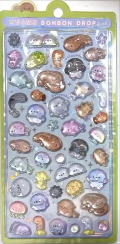 正規品　京都水族館　限定　ボンボンドロップシール