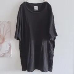 ザラ　ZARA 　Tシャツ 　半袖　大きめサイズ　ゆったり　男女兼用　黒　Lのサムネイル