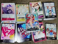 ワンピース　未開封ルフィ　ノーマルカード3センチ×7束まとめ売り