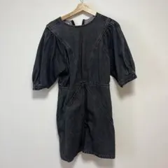 MOUSSY ダークデニム ミニワンピース 半袖のサムネイル