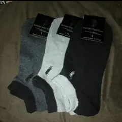 新品　メンズ　POLO 靴下　ソックス　ウエスタン　ポロ　テキサス