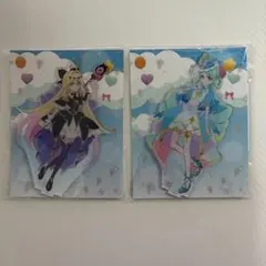 プリキュアマルシェ アクリルスタンド　キュアエクレール、キュアアルカナ・シャドウ