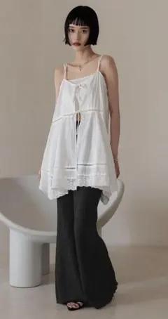 ローリーズファーム 【前後着用可能】2WAYコットンレースミニワンピース