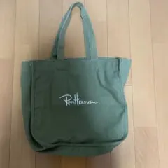 Ron Herman ロゴ刺繍 トートバッグ オリーブグリーン
