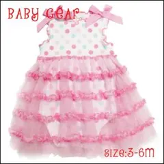 【babygear/ベビーギア】春夏ベビードレス◆3-6ｍ
