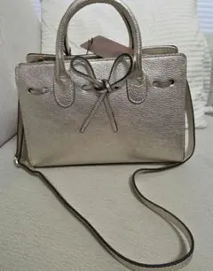 Borsa Carina シャンパンゴールド ハンドバッグ Amazon.co.jp: Borsa Carina ハンドバッグ 2way レザー ベージュ