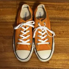 【極美品】90s コンバース オールスター ロー USA製 オレンジ 7.5