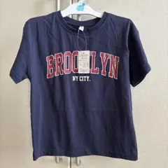 新品未使用タグ付きBROOKLYN Tシャツ サイズ120 ネイビー