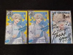 にじさんじ　オリエンス　3周年　チェキ　緋八マナ　3枚セット　①