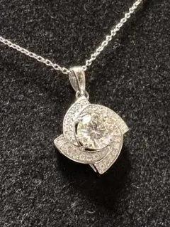 新品】 1.97ct モアサナイト 925スターリングシルバー ネックレス 