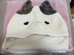 フード付き猫デザインブランケット