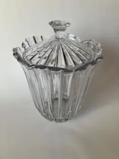クリスタルキャンディポット蓋付