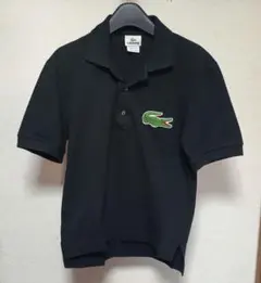 LACOSTE ラコステ ポロシャツ ブラック ビッグロゴ