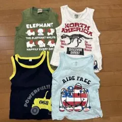 タンクトップ 4枚セット サイズ90