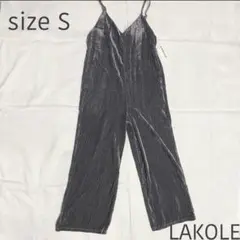 LAKOLE オールインワン サロペット ベロア 新品未使用 パンツ お洒落のサムネイル