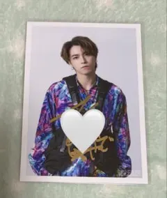 超特急 タカシ 生写真直筆サイン