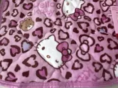 新品♡ハローキティ タイニーチャム 枕パッド カバー ピンク ヒョウ　KITTY