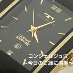 TECHNOS テクノス TSM903GB 腕時計 セラミック ゴールド 金のサムネイル