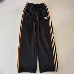 キ*0様 Mizuno ブラックジャージパンツ サイドストライプ