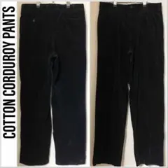 コットン ツータック コーデュロイ パンツ