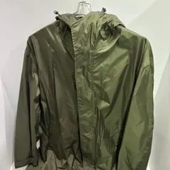 [美品] UNIQLO ブロックテックコート L オリーブ 撥水 試着のみ