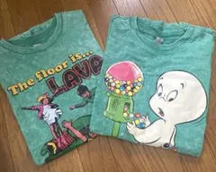 The floor is LAVA キャスパー Tシャツ 2枚セット