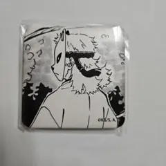 鬼滅の刃　ダイニング　お楽しみくじ　スクエア缶バッジ 錆兎