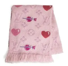 LOUIS VUITTON ルイヴィトン マフラーエシャルプ・ロゴマニア ウール